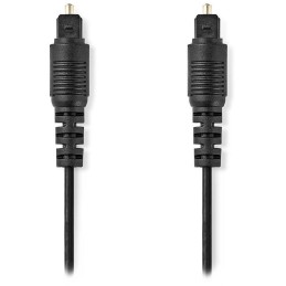NEDIS optický audio kabel/ TosLink zástrčka - TosLink zástrčka/ černý/ bulk/ 2m