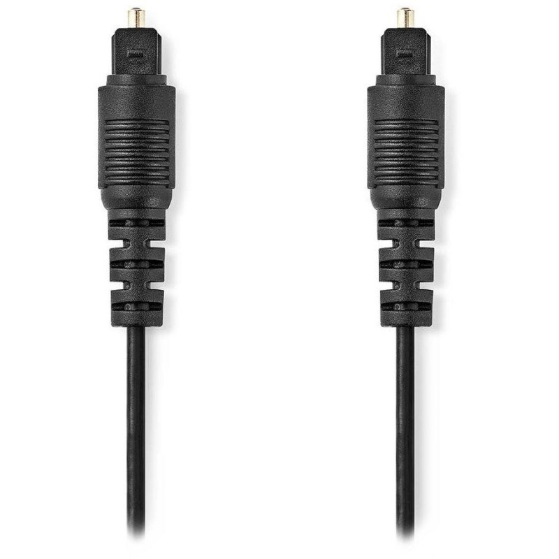 NEDIS optický audio kabel/ TosLink zástrčka - TosLink zástrčka/ černý/ bulk/ 10m