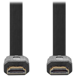NEDIS High Speed HDMI 2.0 kabel s ethernetem/ 4K@30Hz/ zlacené konektory HDMI-HDMI/ plochý/ černý/ bulk/ 2m