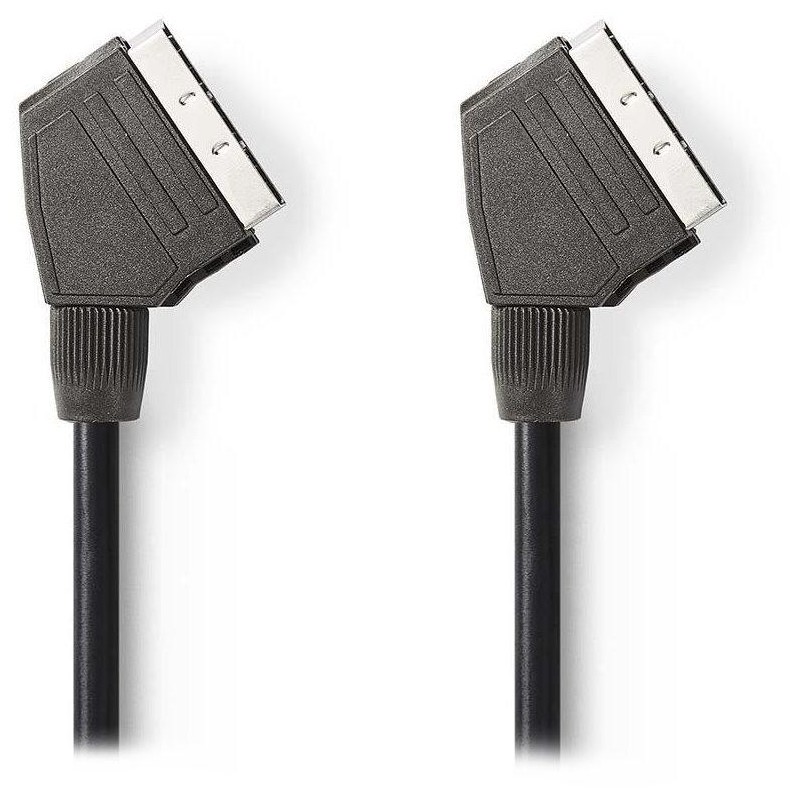 NEDIS kabel SCART/ SCART zástrčka - SCART zástrčka/ černý/ bulk/ 1,5m
