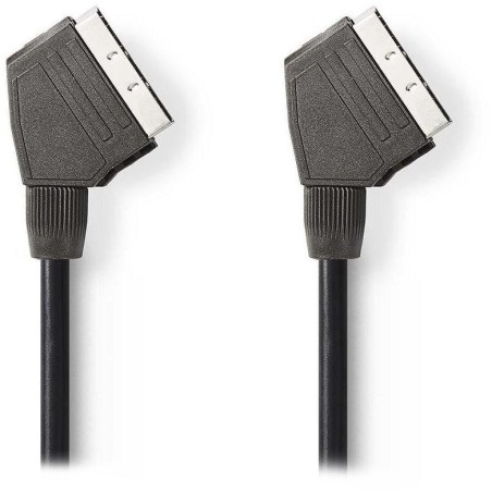NEDIS kabel SCART/ SCART zástrčka - SCART zástrčka/ černý/ bulk/ 1,5m