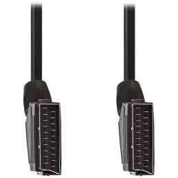 NEDIS kabel SCART/ SCART zástrčka - SCART zástrčka/ černý/ bulk/ 1,5m