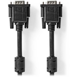 NEDIS kabel VGA (D-SUB)/ zástrčka VGA - zástrčka VGA/ černý/ bulk/ 2m