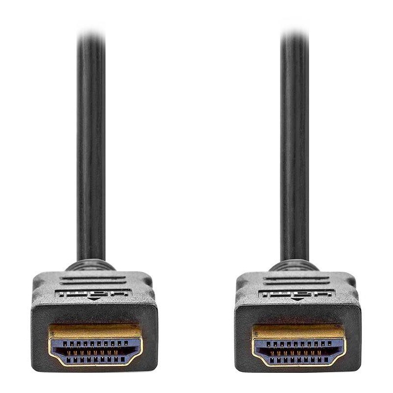 NEDIS High Speed HDMI 2.0 kabel s ethernetem/ 4K@60Hz/ zlacené konektory HDMI-HDMI/ černý/ bulk/ 5m