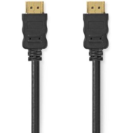 NEDIS High Speed HDMI 2.0 kabel s ethernetem/ 4K@60Hz/ zlacené konektory HDMI-HDMI/ černý/ bulk/ 3m