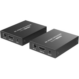 XtendLan CAT6 HDMI extender, vysílač+přijímač, 40m 4k/2k/1080p po jednom CAT6 kabelu, POC, přenos IR