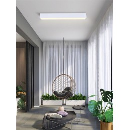 IMMAX NEO CANTO SMART stropní svítidlo 90x15cm, 50W bílé Zigbee 3.0, TUYA