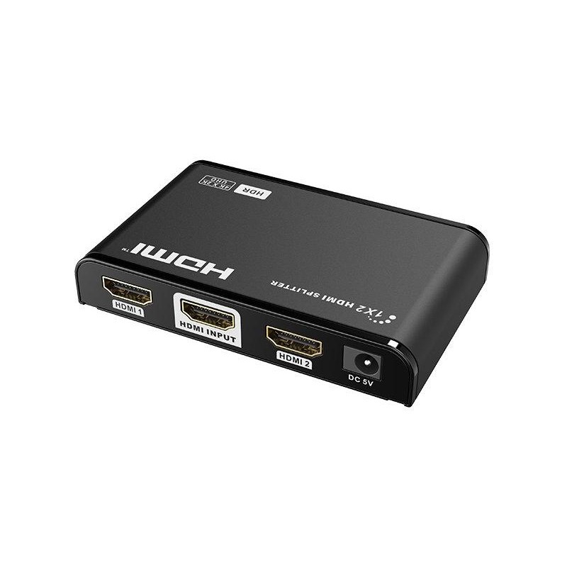 XtendLan HDMI distribucní rozbocovac, 1 vstup / 2 výstupy, 4k@60Hz