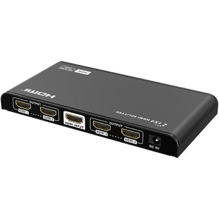 XtendLan HDMI distribucní rozbocovac, 1 vstup / 4 výstupy, 4k@60Hz