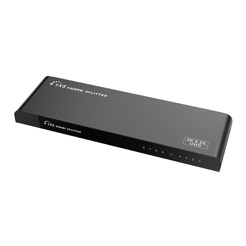 XtendLan HDMI distribucní rozbocovac, 1 vstup / 8 výstupy, 4k@60Hz