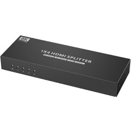XtendLan HDMI distribucní rozbocovac, 1 vstup / 4 výstupy, 8k@60Hz