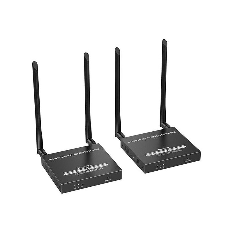 XtendLan bezdrátový HDMI přenos do 4k/60Hz, dosah 50m, s IR přenosem ovládání, vysílač+přijímač