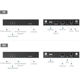 XtendLan bezdrátový HDMI přenos do 4k/60Hz, dosah 50m, s IR přenosem ovládání, vysílač+přijímač