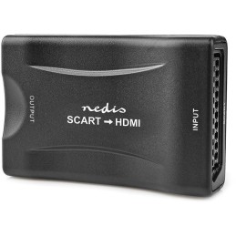 NEDIS převodník/ SCART na HDMI/ 1080p/ s napájecím zdrojem/ černý