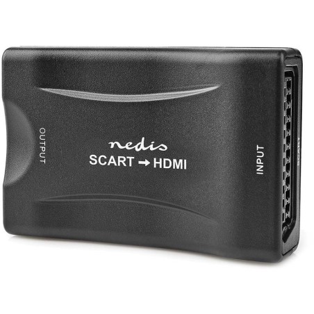 NEDIS převodník/ SCART na HDMI/ 1080p/ s napájecím zdrojem/ černý