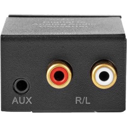NEDIS digitální audio převodník/ vstup 1x digitální RCA / 1x TosLink/ výstup 1x (2x RCA) / 1x 3,5 mm / černý