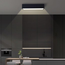 IMMAX NEO CANTO SMART stropní svítidlo 60x15cm, 34W černé Zigbee 3.0, TUYA