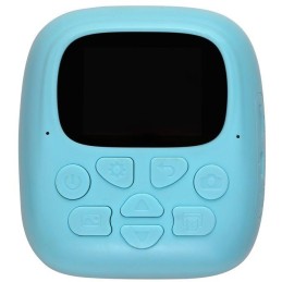 HELMER přenosná termo mini tiskárna s kamerou a fotoaparátem TP02/ 2.0" IPS/ 1200mAh/ USB-C/ Android/ iOS/ modrá