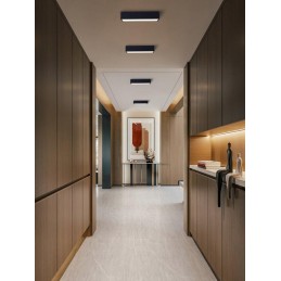 IMMAX NEO CANTO SMART stropní svítidlo 60x15cm, 34W černé Zigbee 3.0, TUYA