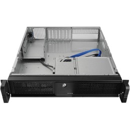CHIEFTEC rack 19" 2U UNC-209SR-B 400W, USB 3.0, černý, s lyžinami