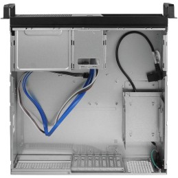 CHIEFTEC rack 19" 2U UNC-209SR-B 400W, USB 3.0, černý, s lyžinami