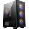 MSI MAG FORGE M100R Gehäuse / ohne Netzteil / links Tempered Glass / 4x 120 mm A-RGB Lüfter / 1x USB3.2 / schwarz