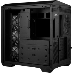 MSI skříň MAG PANO 100R PZ Black/ bez zdroje/ levé a přední sklo/ 4x 120 mm A-RGB fan/ 1x USB-C/ 1x USB3.2/ černá