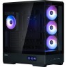Zalman skriňa P50 DS / Middle Tower / 4x120mm ARGB fan / 2x USB 3.0 / USB-C / panoramatická / čierna