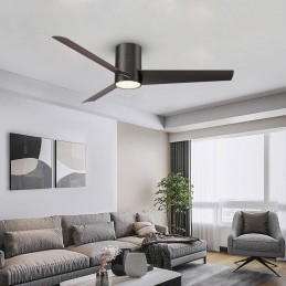 IMMAX NEO LITE FRESH SMART LED stropní svítidlo s ventilátorem 18W/40W Wi-Fi černé, TUYA