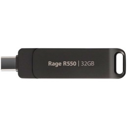 PATRIOT RAGE R550 32GB / USB Typ-A + USB Typ-C / USB 3.2 Gen 1 / šedá