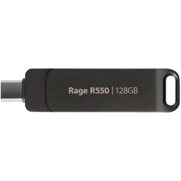 PATRIOT RAGE R550 128GB / USB Typ-A + USB Typ-C / USB 3.2 Gen 1 / šedá