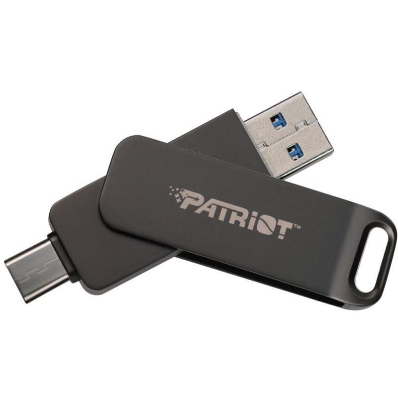 PATRIOT RAGE R550 512GB / USB Typ-A + USB Typ-C / USB 3.2 Gen 1 / šedá
