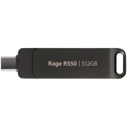 PATRIOT RAGE R550 512GB / USB Typ-A + USB Typ-C / USB 3.2 Gen 1 / šedá