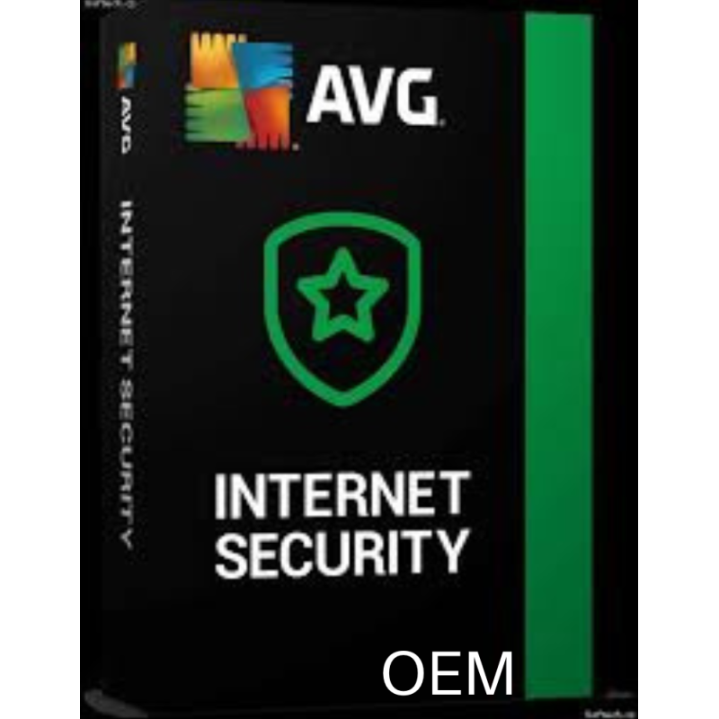 AVG INTERNET SECURITY OEM PRE 1 PC NA 12 MESIACOV BOX