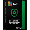 AVG INTERNET SECURITY OEM PRE 1 PC NA 12 MESIACOV BOX