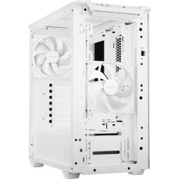 Be quiet! skříň PURE BASE 501 Airflow Window ATX / 2x140mm fan / USB-C / perforovaný přední panel / tvrzené sklo bílá