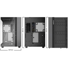 Be quiet! skříň LIGHT BASE 900DX / ATX / ARGB pásek / až 10 fans / 2xUSB 3.0 / USB-C / panoramatická / černá