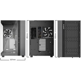 Be quiet! skříň LIGHT BASE 900FX / ATX / ARGB pásek / 4x140mm ARGB fan / 2xUSB 3.0 / USB-C / panoramatická / černá