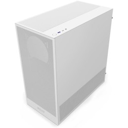 NZXT skříň H5 Flow edition / 2x120 mm fan / USB 3.0 / USB-C 3.1 / průhledná bočnice / mesh panel / bílá