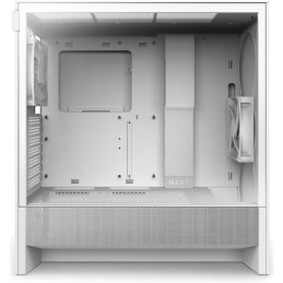 NZXT skříň H5 Flow edition / 2x120 mm fan / USB 3.0 / USB-C 3.1 / průhledná bočnice / mesh panel / bílá