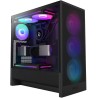 NZXT-Gehäuse H5 Flow RGB Edition / 1x360 mm RGB-Kernlüfter / 1x120 mm / USB 3.0 / USB-C 3.1 / transparente Seitenwand / Mesh / s
