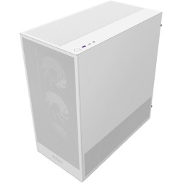 NZXT skříň H5 Flow RGB edition / 1x360 mm RGB core fan / 1x120mm / USB 3.0 / USB-C 3.1 / průhledná bočnice / mesh /bílá