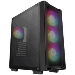 DEEPCOOL skříň CC560 MESH V2 / ATX / 4x120 mm fan ARGB / USB 3.0 / USB 2.0 / mesh panel / černá