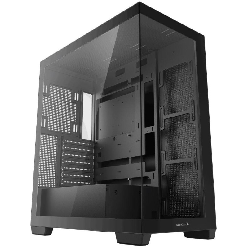 DEEPCOOL skříň CG580 / ATX / 2xUSB 3.0 / panoramatická / tvrzené sklo / černá