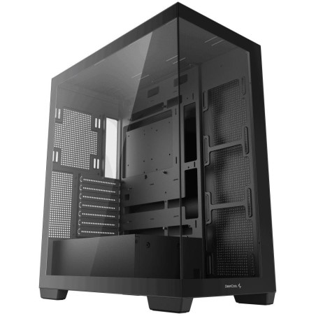 DEEPCOOL skříň CG580 / ATX / 2xUSB 3.0 / panoramatická / tvrzené sklo / černá