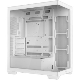 DEEPCOOL skříň CG580 / ATX / 2xUSB 3.0 / panoramatická / tvrzené sklo / bílá