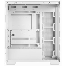 DEEPCOOL skříň CG580 / ATX / 2xUSB 3.0 / panoramatická / tvrzené sklo / bílá