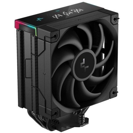 DEEPCOOL chladič AK400 Digital Pro / 120mm fan / 4x heatpipes / PWM / pro Intel i AMD / černý / dig.disp. více hodnot