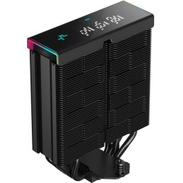 DEEPCOOL chladič AK400 Digital Pro / 120mm fan / 4x heatpipes / PWM / pro Intel i AMD / černý / dig.disp. více hodnot
