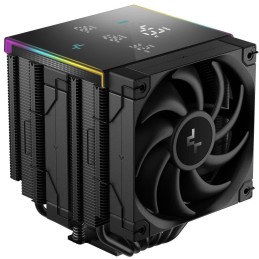 DEEPCOOL chladič AK620 Digital Pro / 2x120mm fan / 6x heatpipes / pro Intel i AMD/ černý / digitální display více hodnot